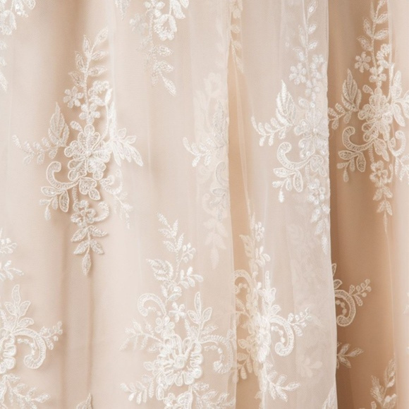 Alice + Olivia Maxi Lace Bridal Skirt Size 8 New - Picture 2 of 7